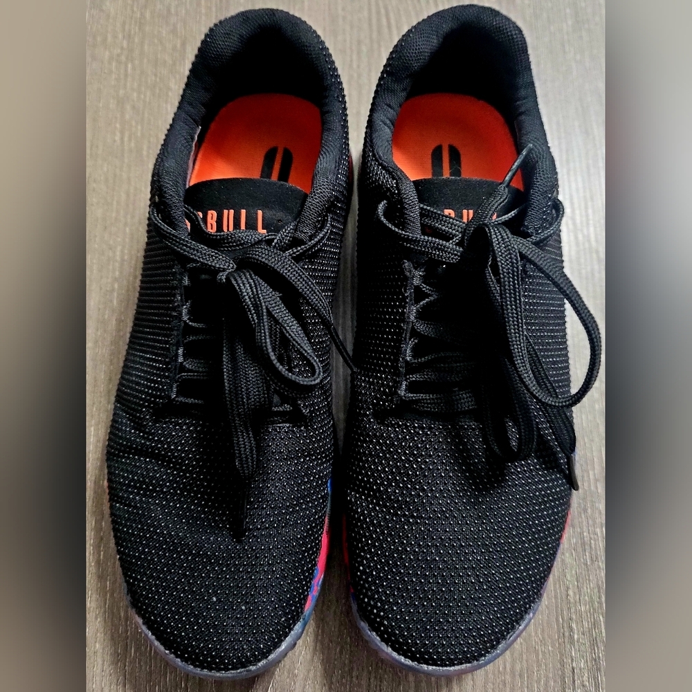 NOBULL Impact Trainers black with wildflower multisex size 5.5 Mens & 7 womens
